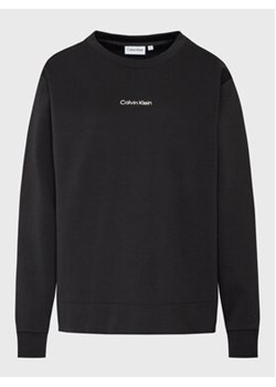 Calvin Klein Curve Bluza Inclu Micro Logo K20K205472 Czarny Regular Fit ze sklepu MODIVO w kategorii Bluzy damskie - zdjęcie 152660964