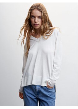 Mango Sweter Lombia 47024008 Beżowy Regular Fit ze sklepu MODIVO w kategorii Swetry damskie - zdjęcie 152663200