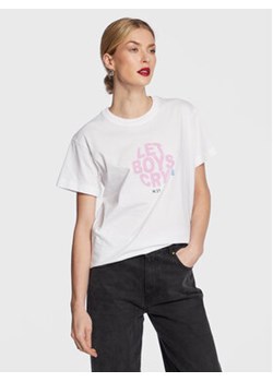 N°21 T-Shirt 23E N2M0 F011 6328 Biały Regular Fit ze sklepu MODIVO w kategorii Bluzki damskie - zdjęcie 152665521