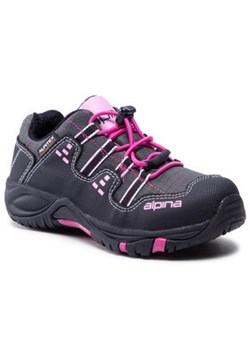 Alpina Trekkingi Atos 6408-2K Szary ze sklepu MODIVO w kategorii Buty trekkingowe dziecięce - zdjęcie 152667592