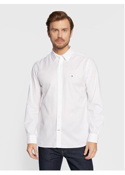 Tommy Hilfiger Koszula Core Flex Poplin MW0MW25035 Biały Regular Fit ze sklepu MODIVO w kategorii Koszule męskie - zdjęcie 152670170