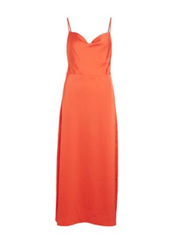 Vila Sukienka 14071895 Pomarańczowy Regular Fit ze sklepu MODIVO w kategorii Sukienki - zdjęcie 152670624