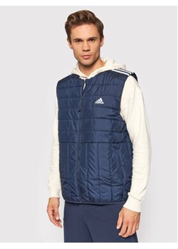 adidas Kamizelka Itavic 3-Stripes GV5234 Granatowy Slim Fit ze sklepu MODIVO w kategorii Kamizelki męskie - zdjęcie 152672113