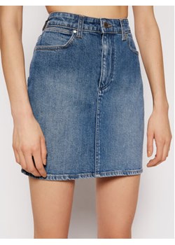 Wrangler Spódnica jeansowa Mid W245JX28Z Niebieski Regular Fit ze sklepu MODIVO w kategorii Spódnice - zdjęcie 152673072