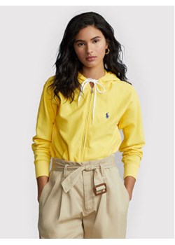 Polo Ralph Lauren Bluza 211780303015 Żółty Regular Fit ze sklepu MODIVO w kategorii Bluzy damskie - zdjęcie 152674224