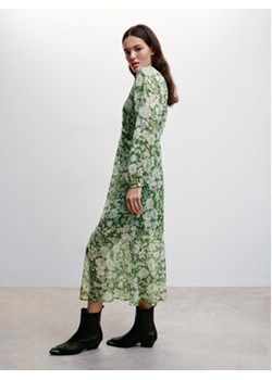 Mango Sukienka codzienna Lila 47074016 Zielony Regular Fit ze sklepu MODIVO w kategorii Sukienki - zdjęcie 152674314