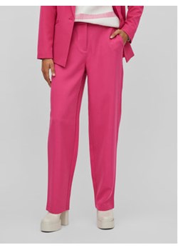 Vila Spodnie materiałowe 14083468 Różowy Wide Leg ze sklepu MODIVO w kategorii Spodnie damskie - zdjęcie 152675740