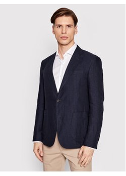 JOOP! Marynarka 17 Jb-47Hoverest 30026613 Granatowy Slim Fit ze sklepu MODIVO w kategorii Marynarki męskie - zdjęcie 152676273