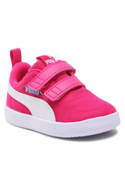Puma Sneakersy Courtflex V2 Mesh V Inf 371759 11 Różowy ze sklepu MODIVO w kategorii Trampki dziecięce - zdjęcie 152676294