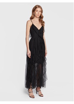TWINSET Sukienka koktajlowa 222TT2021 Czarny Regular Fit ze sklepu MODIVO w kategorii Sukienki - zdjęcie 152678640