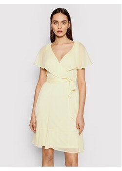 DKNY Sukienka letnia DD1BI436 Żółty Regular Fit ze sklepu MODIVO w kategorii Sukienki - zdjęcie 152680520