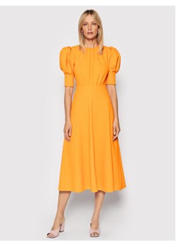 ROTATE Sukienka codzienna Lavine RT1196 Pomarańczowy Regular Fit ze sklepu MODIVO w kategorii Sukienki - zdjęcie 152681583
