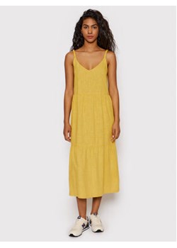 Roxy Sukienka letnia Waiting Line ERJWD03610 Żółty Regular Fit ze sklepu MODIVO w kategorii Sukienki - zdjęcie 152682253