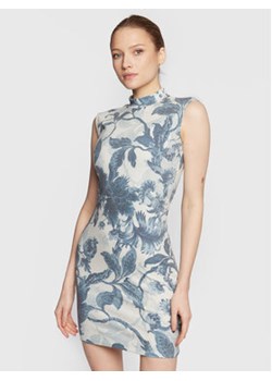 Guess Sukienka codzienna W3RK64 KBKW0 Niebieski Slim Fit ze sklepu MODIVO w kategorii Sukienki - zdjęcie 152684954