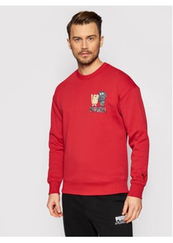 Puma Bluza MICHAEL LAU 530358 Czerwony Regular Fit ze sklepu MODIVO w kategorii Bluzy męskie - zdjęcie 152687092