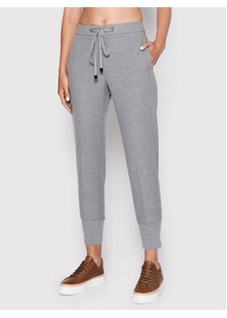 Peserico Easy Spodnie materiałowe M04792 Szary Regular Fit ze sklepu MODIVO w kategorii Spodnie damskie - zdjęcie 152687313