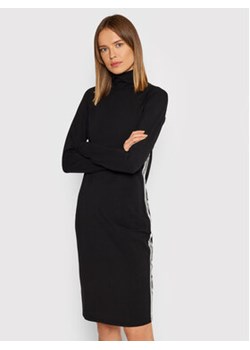 DKNY Sport Sukienka dzianinowa DP1D4486 Czarny Regular Fit ze sklepu MODIVO w kategorii Sukienki - zdjęcie 152688842