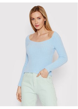 DeeZee Sweter Delaware AL002 Niebieski Regular Fit ze sklepu MODIVO w kategorii Swetry damskie - zdjęcie 152693991