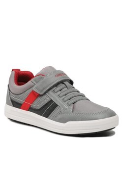 Sneakersy Geox - J Arzach Boy J164AA0MEFUC0051 D Grey/Red ze sklepu eobuwie.pl w kategorii Trampki dziecięce - zdjęcie 152694852