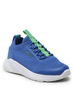 Sneakersy Geox - J Sprintye Boy J25GBA0006KC4165 M Royal/Green ze sklepu eobuwie.pl w kategorii Buty sportowe dziecięce - zdjęcie 152694853