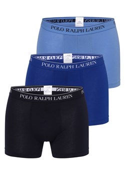 Polo Ralph Lauren Obcisłe bokserki pakowane po 3 szt. Mężczyźni Bawełna niebieski jednolity ze sklepu vangraaf w kategorii Majtki męskie - zdjęcie 152696234