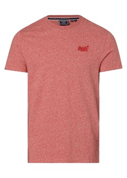 Superdry T-shirt męski Mężczyźni Bawełna czerwony marmurkowy ze sklepu vangraaf w kategorii T-shirty męskie - zdjęcie 152696413