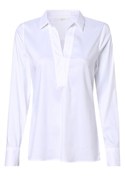 Eterna Comfort Fit Bluzka damska Kobiety Sztuczne włókno biały jednolity ze sklepu vangraaf w kategorii Bluzki damskie - zdjęcie 152696722