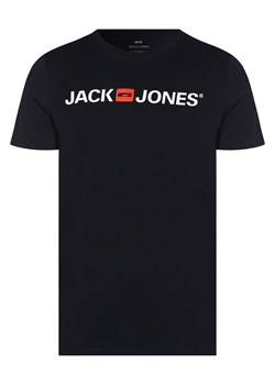 Jack & Jones T-shirt męski Mężczyźni Dżersej granatowy nadruk ze sklepu vangraaf w kategorii T-shirty męskie - zdjęcie 152696870