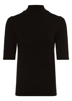 Calvin Klein T-shirt damski Kobiety Bawełna czarny jednolity ze sklepu vangraaf w kategorii Bluzki damskie - zdjęcie 152696900