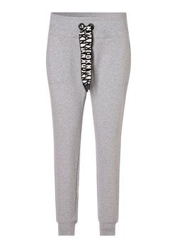 DKNY Damskie spodnie dresowe Kobiety Bawełna jasny szary marmurkowy ze sklepu vangraaf w kategorii Spodnie damskie - zdjęcie 152696974