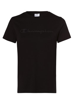 Champion T-shirt damski Kobiety Bawełna czarny nadruk ze sklepu vangraaf w kategorii Bluzki damskie - zdjęcie 152697772