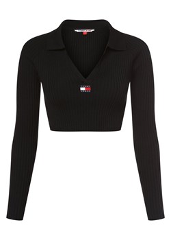 Tommy Jeans Sweter damski Kobiety czarny jednolity ze sklepu vangraaf w kategorii Swetry damskie - zdjęcie 152698213