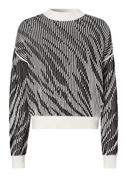 comma casual identity Sweter damski Kobiety Bawełna écru wzorzysty ze sklepu vangraaf w kategorii Swetry damskie - zdjęcie 152698524