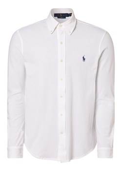 Polo Ralph Lauren Koszula męska Mężczyźni Regular Fit Bawełna biały jednolity button down ze sklepu vangraaf w kategorii Koszule męskie - zdjęcie 152698730