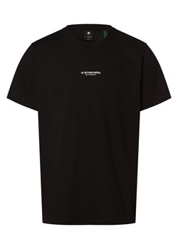 G-Star RAW T-shirt męski Mężczyźni Bawełna czarny jednolity ze sklepu vangraaf w kategorii T-shirty męskie - zdjęcie 152698982