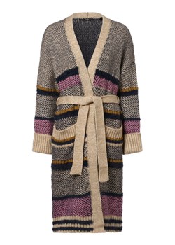 Esprit Collection Dzianinowe wdzianko  Kobiety beżowy wzorzysty ze sklepu vangraaf w kategorii Swetry damskie - zdjęcie 152699070