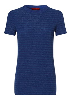 MAX&Co. T-shirt damski Kobiety Sztuczne włókno niebieski w paski ze sklepu vangraaf w kategorii Bluzki damskie - zdjęcie 152699321