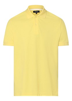 Andrew James Męska koszulka polo Mężczyźni Bawełna żółty jednolity ze sklepu vangraaf w kategorii T-shirty męskie - zdjęcie 152699591