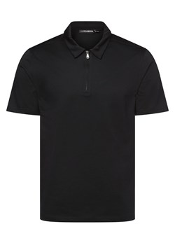 J.Lindeberg Męska koszulka polo Mężczyźni Bawełna czarny jednolity ze sklepu vangraaf w kategorii T-shirty męskie - zdjęcie 152699664