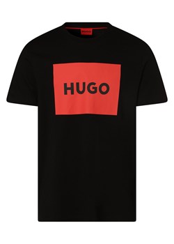 HUGO T-shirt damski Kobiety Bawełna czarny nadruk ze sklepu vangraaf w kategorii T-shirty męskie - zdjęcie 152699934