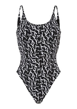 Calvin Klein Damski strój kąpielowy Kobiety czarny wzorzysty ze sklepu vangraaf w kategorii Stroje kąpielowe - zdjęcie 152700320