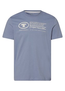 Tom Tailor T-shirt męski Mężczyźni Bawełna indygo nadruk ze sklepu vangraaf w kategorii T-shirty męskie - zdjęcie 152700392