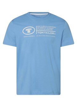 Tom Tailor T-shirt męski Mężczyźni Bawełna jasnoniebieski nadruk ze sklepu vangraaf w kategorii T-shirty męskie - zdjęcie 152700394