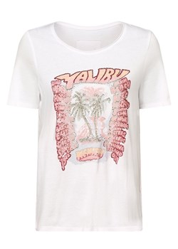 Oui T-shirt damski Kobiety Bawełna biały nadruk ze sklepu vangraaf w kategorii Bluzki damskie - zdjęcie 152700502