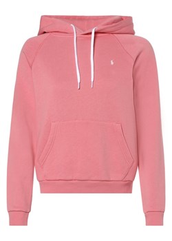 Polo Ralph Lauren Damska bluza z kapturem Kobiety Materiał dresowy różowy jednolity ze sklepu vangraaf w kategorii Bluzy damskie - zdjęcie 152701104