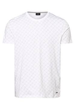 Joop Jeans T-shirt męski Mężczyźni Bawełna biały wzorzysty ze sklepu vangraaf w kategorii T-shirty męskie - zdjęcie 152701180