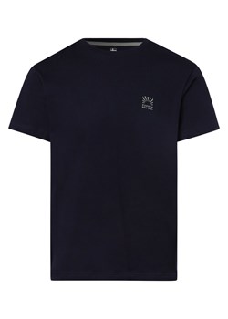 Nils Sundström T-shirt męski Mężczyźni Bawełna granatowy nadruk ze sklepu vangraaf w kategorii T-shirty męskie - zdjęcie 152701310