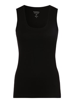 brookshire Top damski Kobiety Bawełna czarny jednolity ze sklepu vangraaf w kategorii Bluzki damskie - zdjęcie 152701441