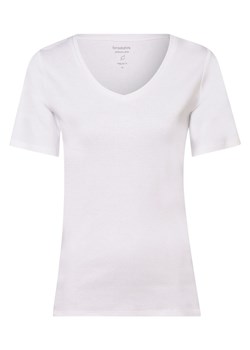 brookshire T-shirt damski Kobiety Bawełna biały jednolity ze sklepu vangraaf w kategorii Bluzki damskie - zdjęcie 152701444