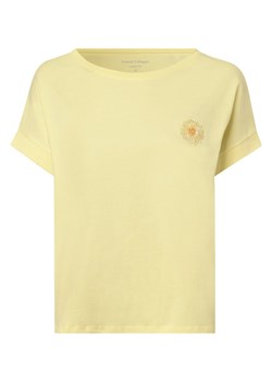 Franco Callegari T-shirt damski Kobiety Bawełna żółty jednolity ze sklepu vangraaf w kategorii Bluzki damskie - zdjęcie 152701572